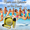 Karaoke Speaker with 2 Mini Microphones - Mega Cart