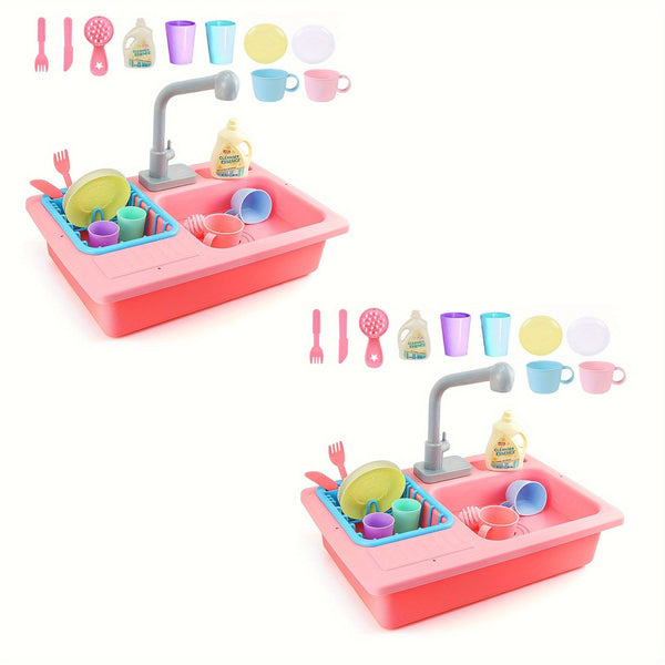 Kids’ Kitchen Sink Toy with Accessories - Mega Cart