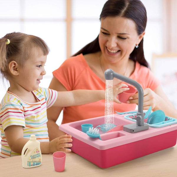 Kids’ Kitchen Sink Toy with Accessories - Mega Cart