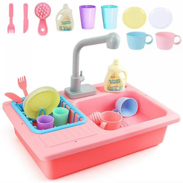 Kids’ Kitchen Sink Toy with Accessories - Mega Cart