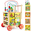 Kids Wooden Activity Walker Toy - Mega Cart