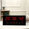Large LED Alarm Wall Clock with 24H Backlight - Mega Cart