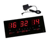 Large LED Alarm Wall Clock with 24H Backlight - Mega Cart