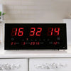 Large LED Alarm Wall Clock with 24H Backlight - Mega Cart