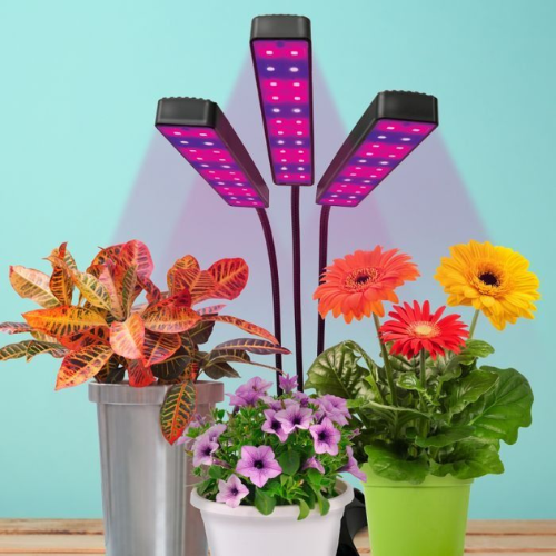 LED Flexible Growing Light With 3 Adjustable Heads - Mega Cart