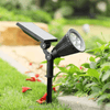 LED Solar Spotlight With Ground Spike - Mega Cart