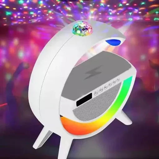 LED Wireless Charger with Disco Light - Mega Cart