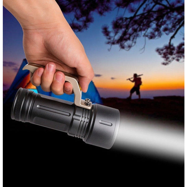 Bright LED Torch with Anti-Slip Grip Handle - Mega Cart