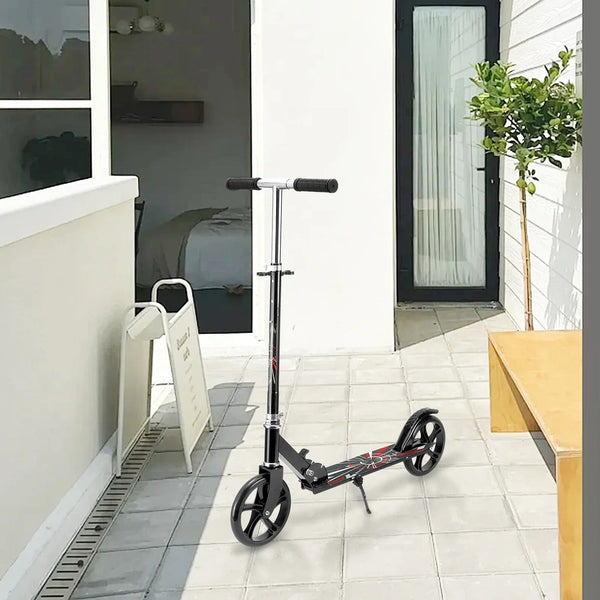 Lightweight Foldable Scooter with Safety Brakes - Mega Cart