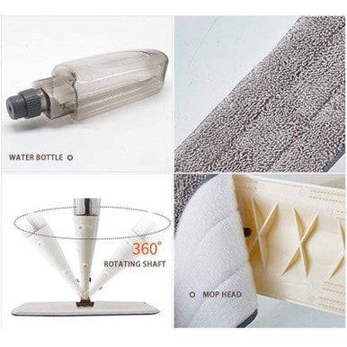 Lightweight Water Spray Mop for Wet & Dry Surfaces - 450ml Capacity - Mega Cart