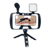 Live Broadcast LED Tripod With Microphone - Mega Cart