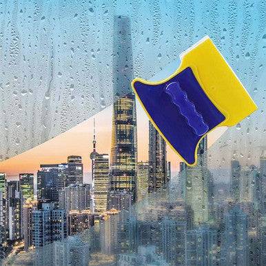 Magnetic Double-Sided Window Cleaner with Safety Cord - Mega Cart