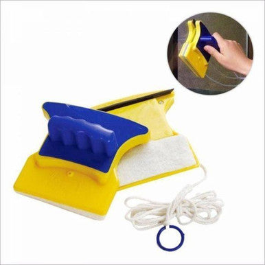 Magnetic Double-Sided Window Cleaner with Safety Cord - Mega Cart