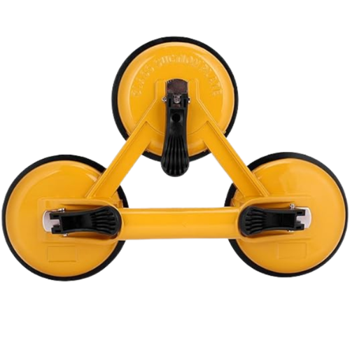 Movable 3 Plates Suction Cup Glass Lifter - Mega Cart