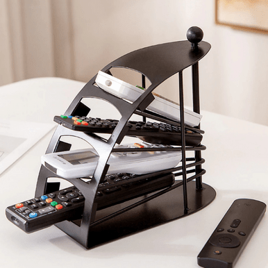 Multi-Layer Remote Control Holder with Stylish Curved Design - Mega Cart