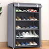 Multi-Layer Shoe Organizer with Fabric Cover - Mega Cart