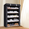 Multi-Layer Shoe Organizer with Fabric Cover - Mega Cart