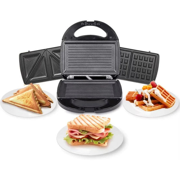 Multi-Plate Sandwich Maker for Grilling & Toasting - Mega Cart