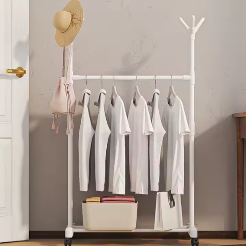 Multifunctional Coat Rack with Wheels - Mega Cart