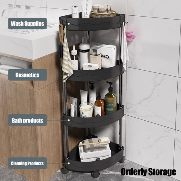 Multifunctional Rolling Corner Storage Unit - Mega Cart
