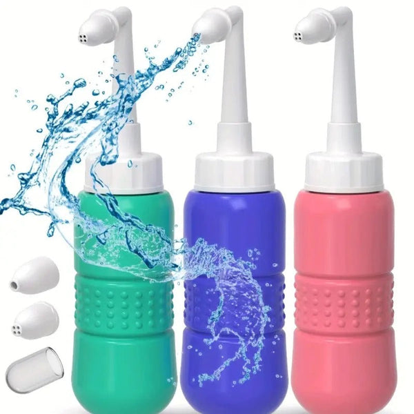 Nasal Cleaning Bottle with Nozzle and Salts