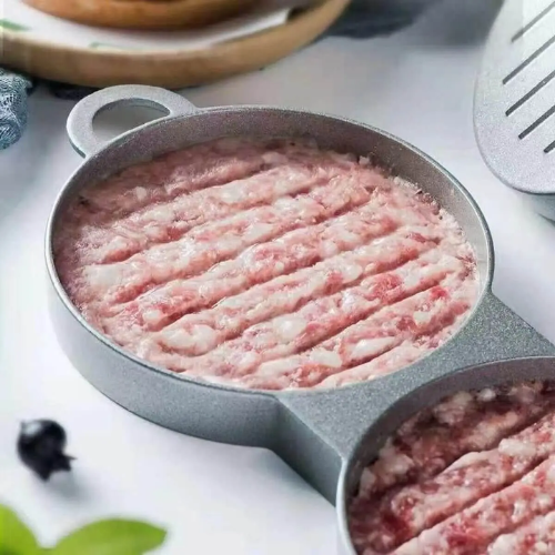 Non-Stick Double Burger Press - Mega Cart