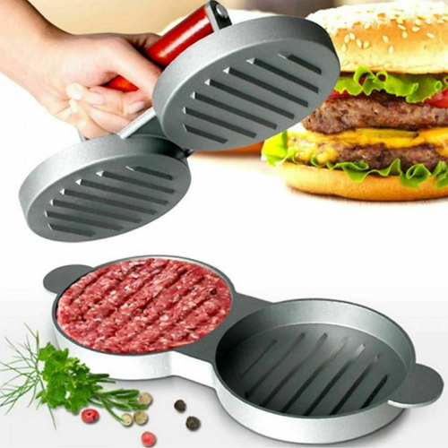Non-Stick Double Burger Press - Mega Cart