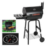 Outdoor Charcoal BBQ Grill with Smoker Function - Mega Cart