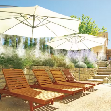 Outdoor Patio Misting Kit - Stay Cool in Summer Heat - Mega Cart