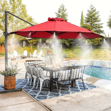 Outdoor Patio Misting Kit - Stay Cool in Summer Heat - Mega Cart