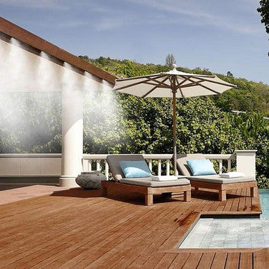 Outdoor Patio Misting Kit - Stay Cool in Summer Heat - Mega Cart