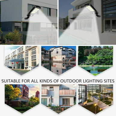 Outdoor Solar Motion Sensor Wall Light - Energy Efficient & Waterproof - Mega Cart