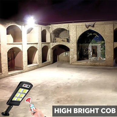 Outdoor Solar Motion Sensor Wall Light - Energy Efficient & Waterproof - Mega Cart