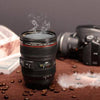 Photography Lens Coffee Mug – Realistic Design, Leak-Proof Lid, 375ml - Mega Cart