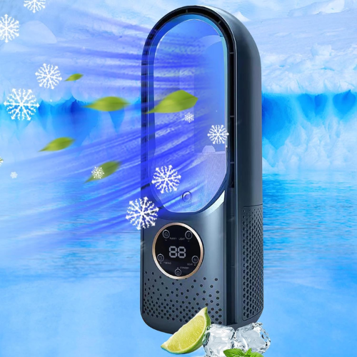 Portable Bladeless Fan With 6-Speed Control - Mega Cart