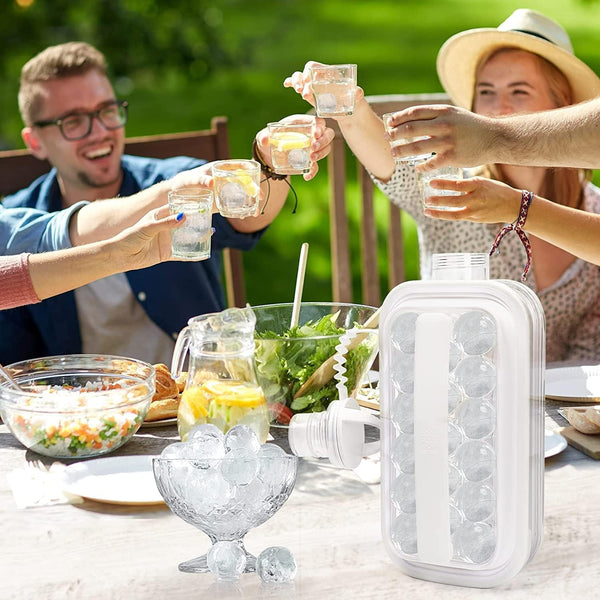 Portable Ice Ball Maker With 17 Grids - Mega Cart