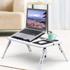 Portable Laptop Desk with USB Cooling Fans and Adjustable Height - Mega Cart