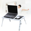 Portable Laptop Desk with USB Cooling Fans and Adjustable Height - Mega Cart