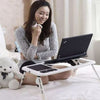 Portable Laptop Desk with USB Cooling Fans and Adjustable Height - Mega Cart