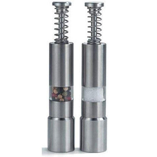 Premium Stainless Steel Salt & Pepper Grinder - Adjustable Coarseness - Mega Cart