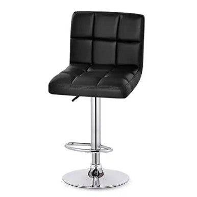 PrimeNest Abbie Low-Back Swivel Barstool - Solid Wood, Sleek Finish - Mega Cart