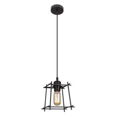 PrimeNest Black Metal Geometric Pendant Light - Mega Cart