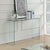 PrimeNest - Clear Glass Narrow Console Table - Mega Cart