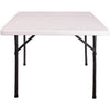 PrimeNest - Compact Square Plastic Folding Table for Indoor/Outdoor - Mega Cart