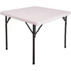PrimeNest - Compact Square Plastic Folding Table for Indoor/Outdoor - Mega Cart