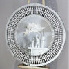 PrimeNest Elegant Crystal Teardrop Round Mirror - Stylish Home Decor - Mega Cart
