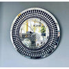 PrimeNest Elegant Crystal Teardrop Round Mirror - Stylish Home Decor - Mega Cart