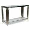 PrimeNest Elegant Flora Side Console Table with Gold Accents - Mega Cart