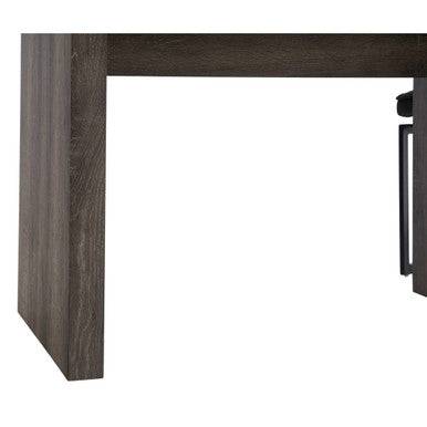 PrimeNest Elegant Lake Dining Table with Glass Inlay - Mega Cart