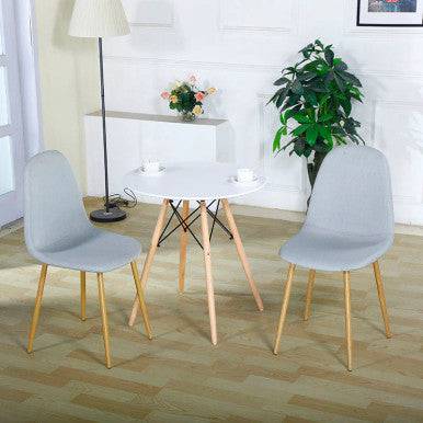 PrimeNest Elegant Round Kitchen Dining Table - Sturdy, Easy Assembly - Mega Cart